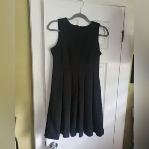 JLO Jennifer Lopez fit and flare black dress